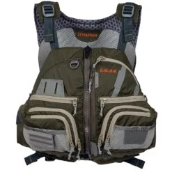 Kokatat Leviathan PFD -Water Sports Shop LVULEVOL life vest leviathan pfd men s olive front